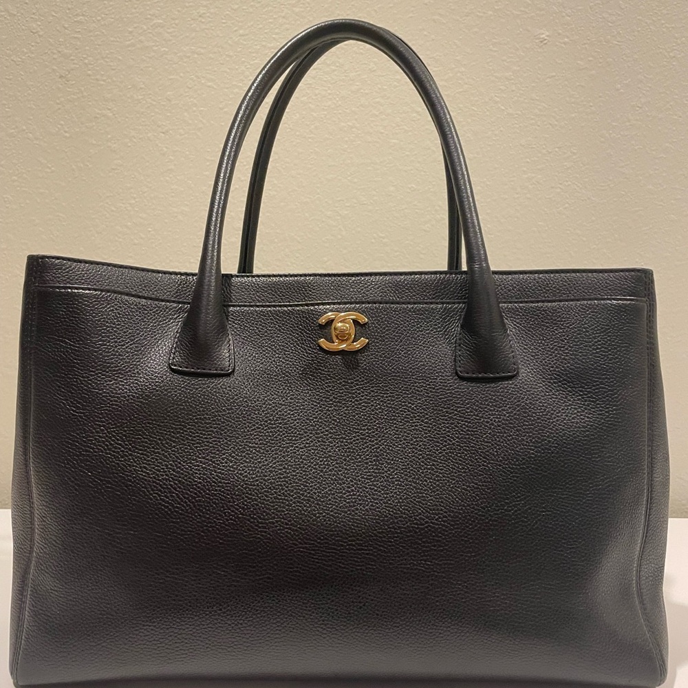 Authentic Chanel executive tote. Excellent condition.